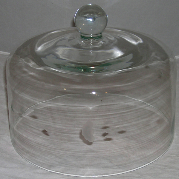 Vintage Large Cake Pedestal And Dome 8742